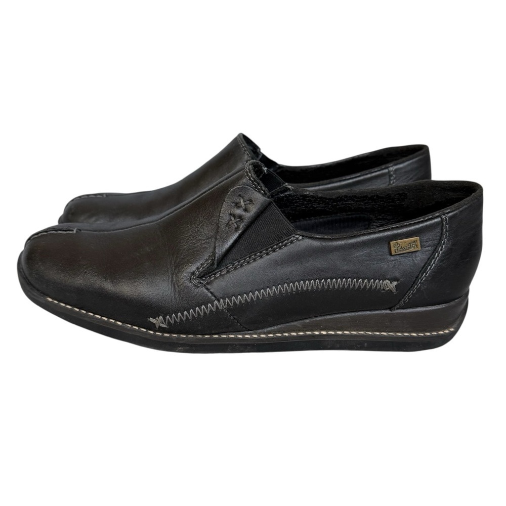 Rieker Antistress Slip On Daphne Shoes Black Women’s Size 37 (6.5 US)